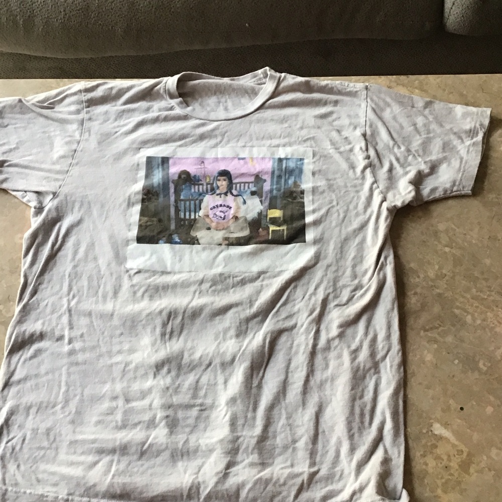 Melanie Martinez Crybaby Grey Polaroid Picture T-Shirt